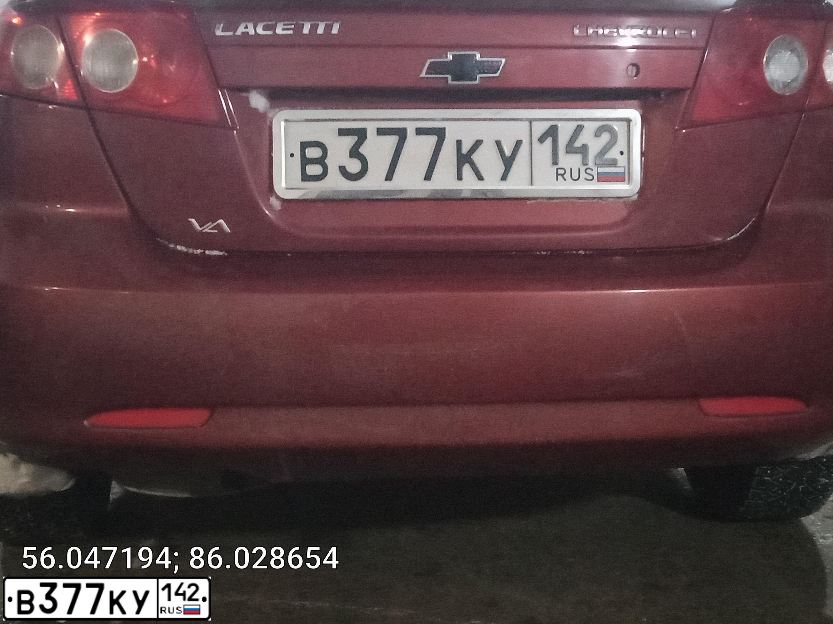 Фото автомобиля CHEVROLET LACETTI, 2007 — госномер А885РС763. Цвет: ТЕМНО-КРАСНЫЙ