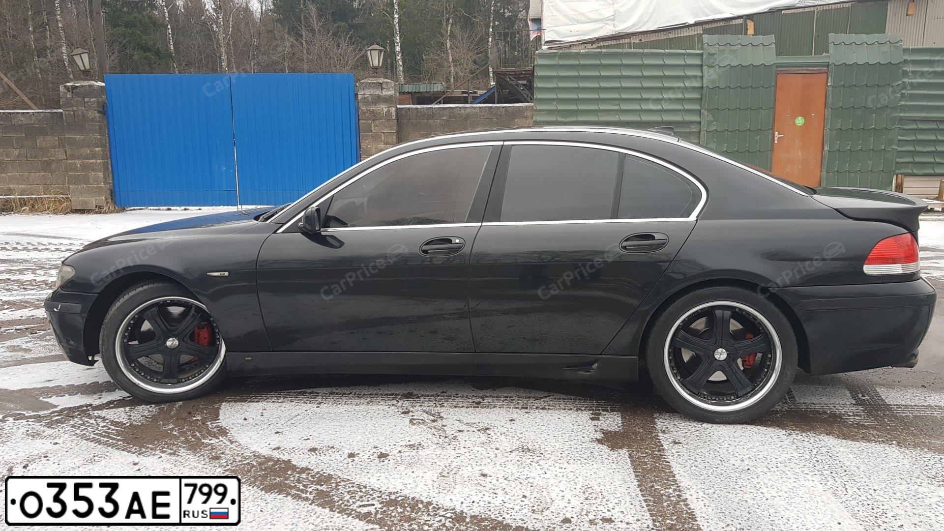 Фото автомобиля BMW SERIE 7, 2002 — госномер Е972ЕО761. Цвет: ЧЕРНЫЙ