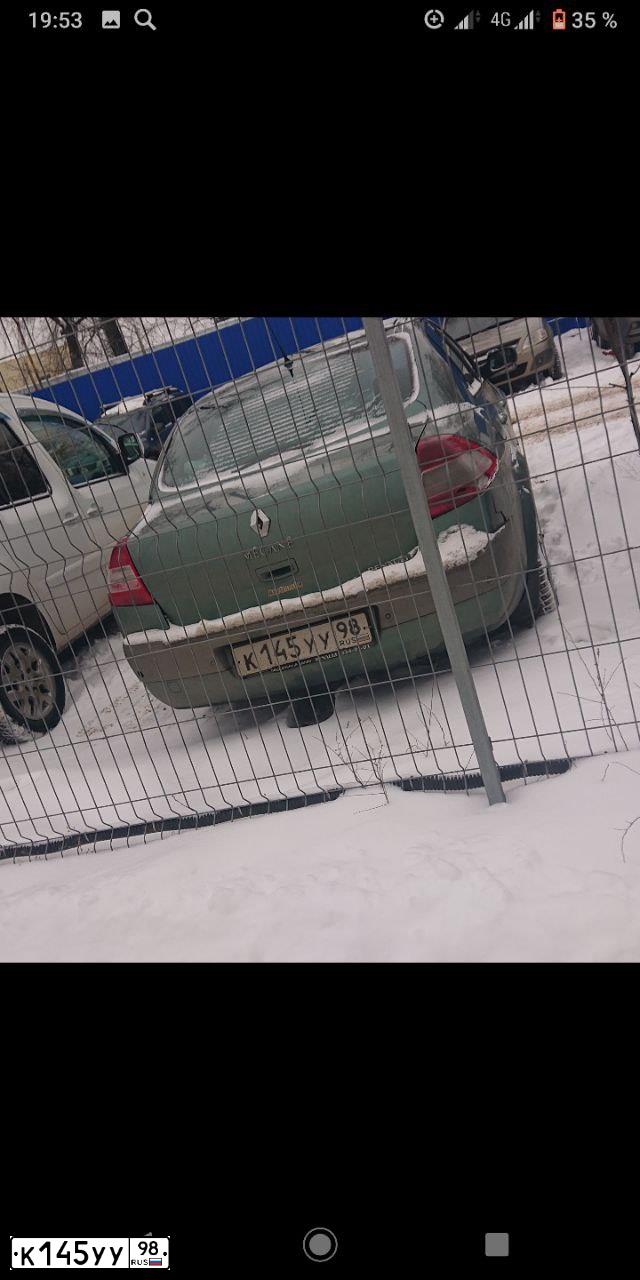 Фото автомобиля RENAULT MEGANE, 2006 — госномер Р578МХ136