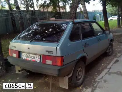 Фото автомобиля LADA 2109 SAMARA, 2002 — госномер С065СН71. Цвет: ЗОЛОТИСТО-СЕРЫЙ