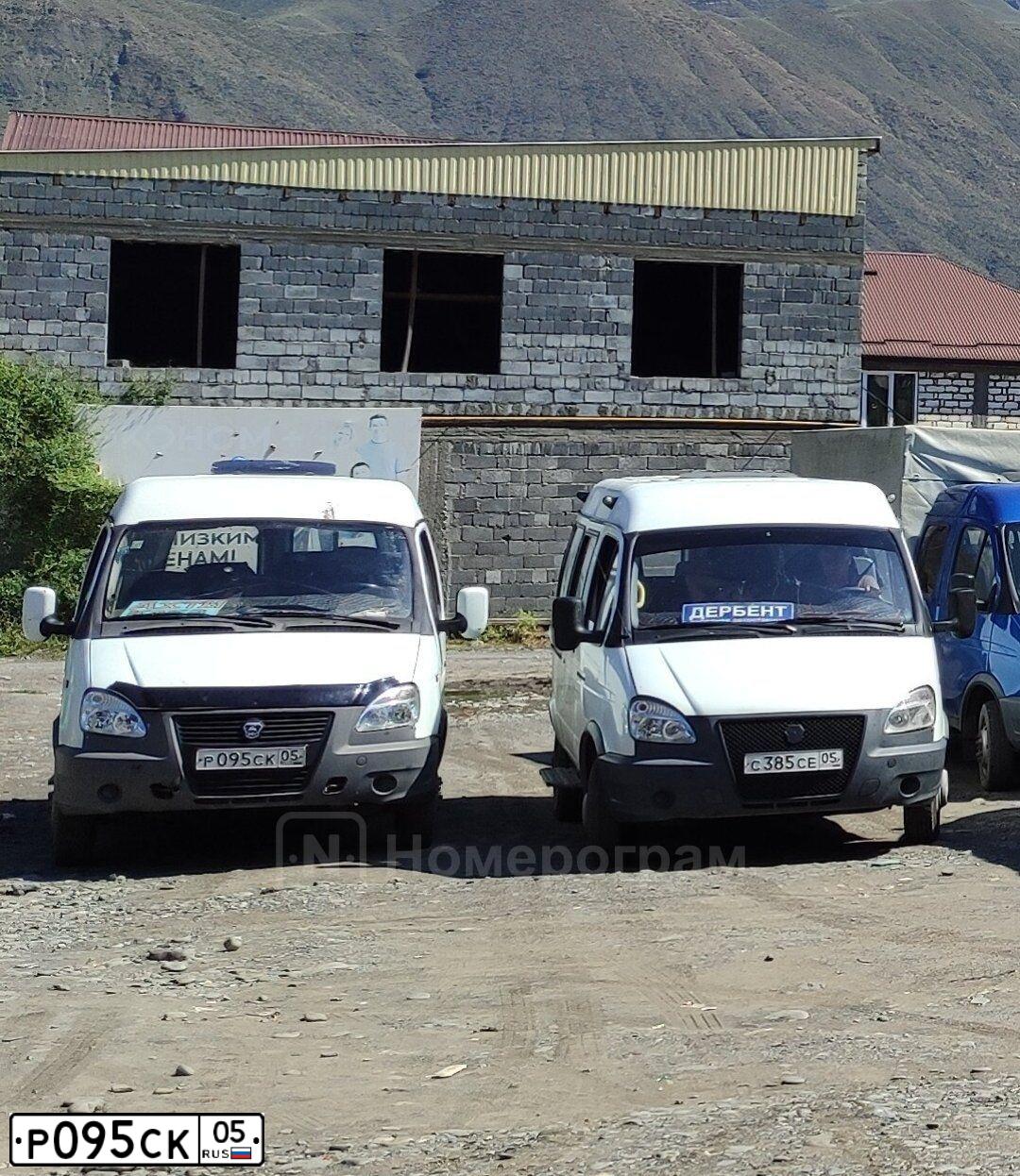 Фото автомобиля GAZ 3221 GAZEL, 2004 — госномер Р095СК05. Цвет: Белый