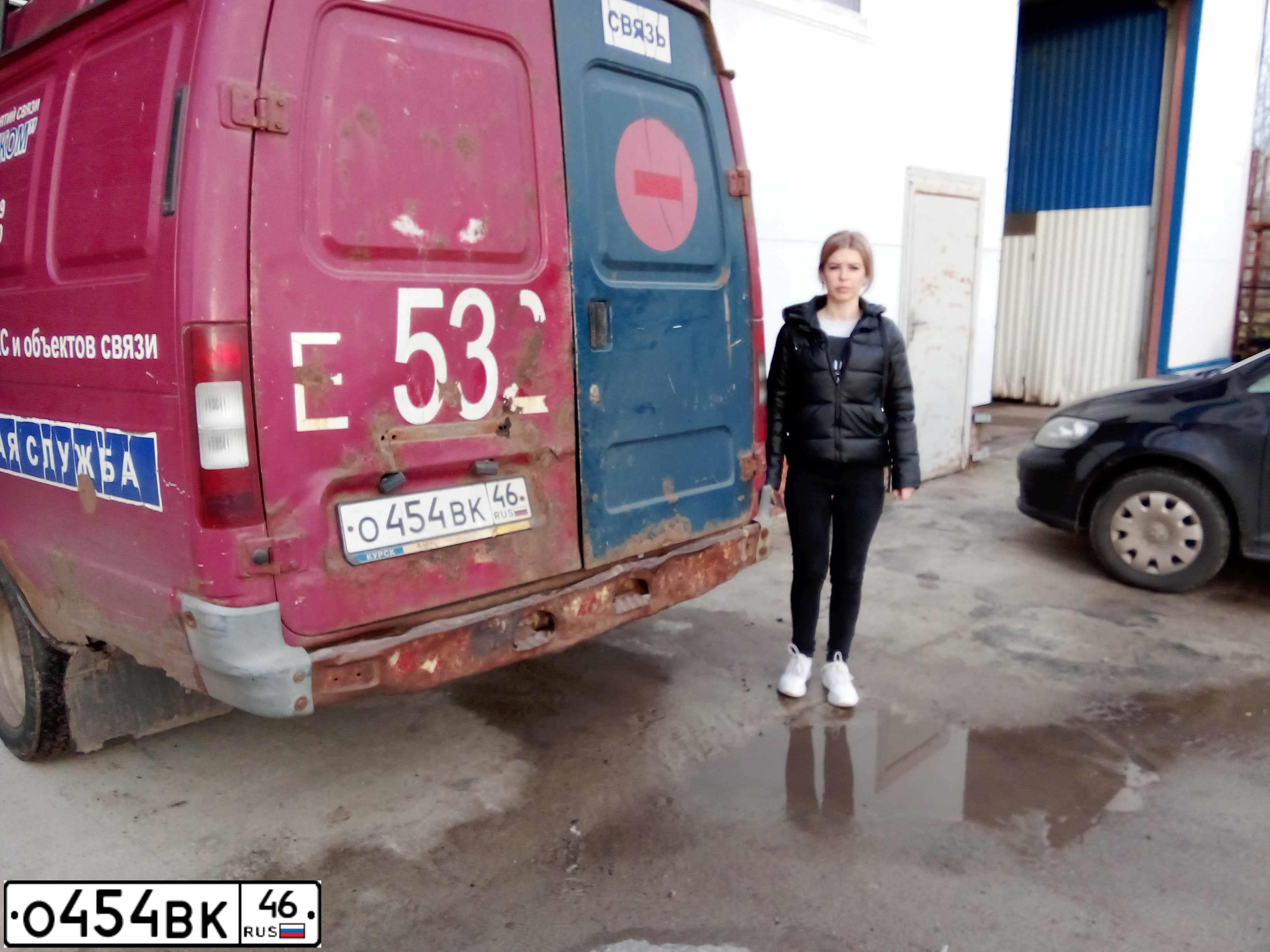 Фото автомобиля GAZ 2705 GAZEL, 2006 — госномер О454ВК46. Цвет: МАЛЬВА