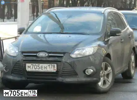 Фото автомобиля FORD FOCUS, 2012 — госномер В244КН147. Цвет: ЧЕРНЫЙ