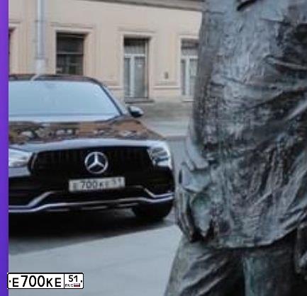 Фото автомобиля KIA SORENTO, 2010 — госномер Е700КЕ51. Цвет: Коричневый