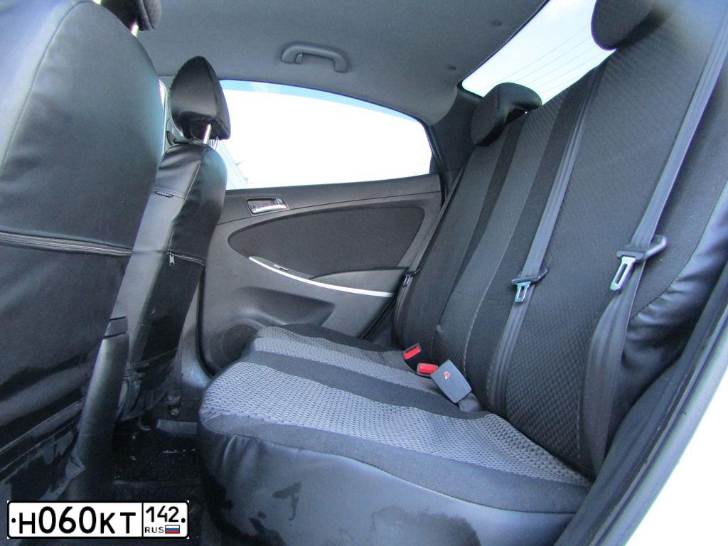 Фото автомобиля HYUNDAI SOLARIS, 2013 — госномер А971НМ142. Цвет: Белый