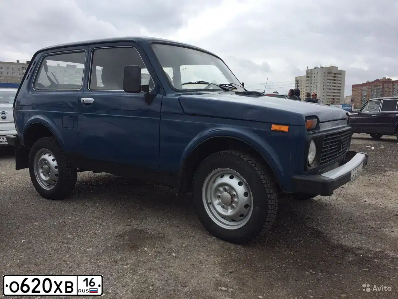 Фото автомобиля LADA 2121 NIVA, 2002 — госномер В931АА716. Цвет: Сине-зеленый