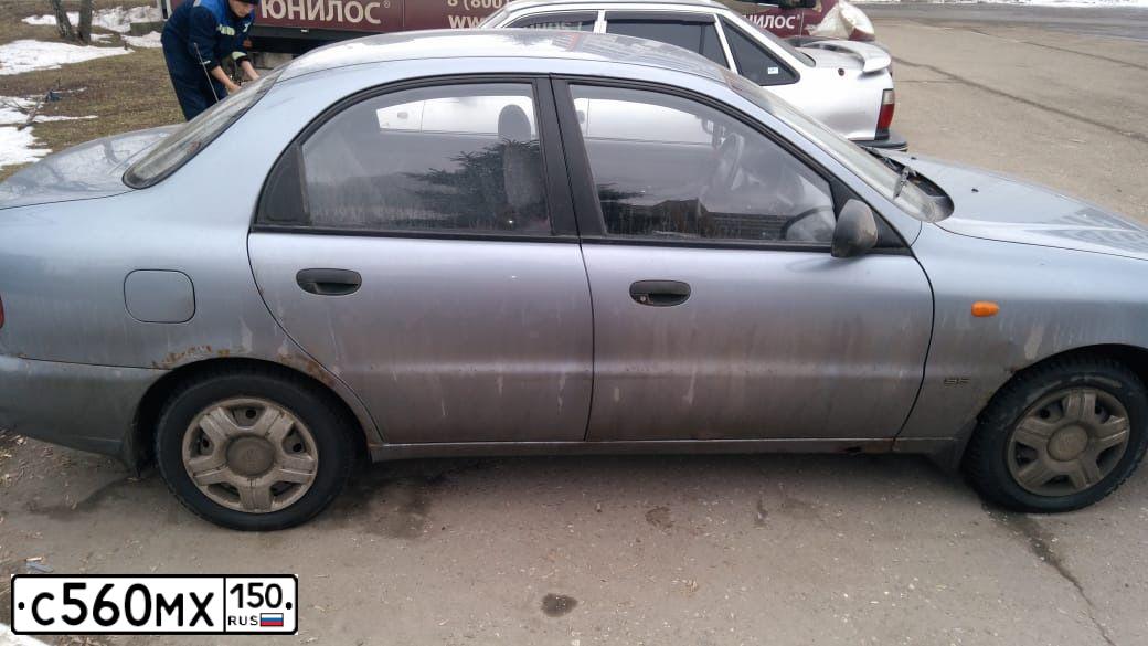 Фото автомобиля ZAZ LANOS, 2009 — госномер С560МХ150. Цвет: СЕРЕБРИСТЫЙ