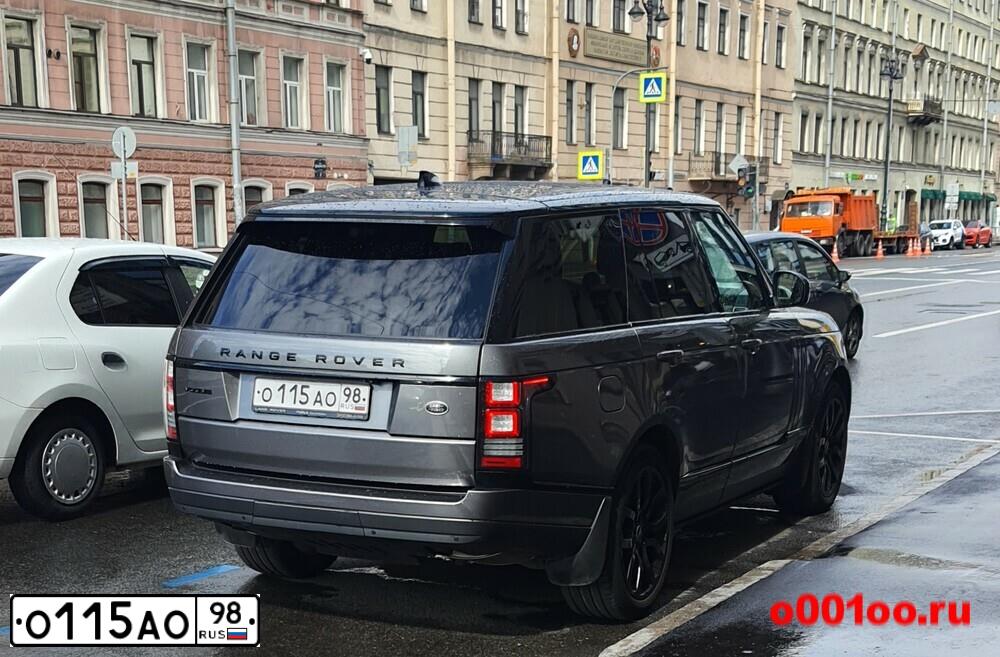 Фото автомобиля BMW X5, 2009 — госномер О115АО98. Цвет: ЧЕРНЫЙ
