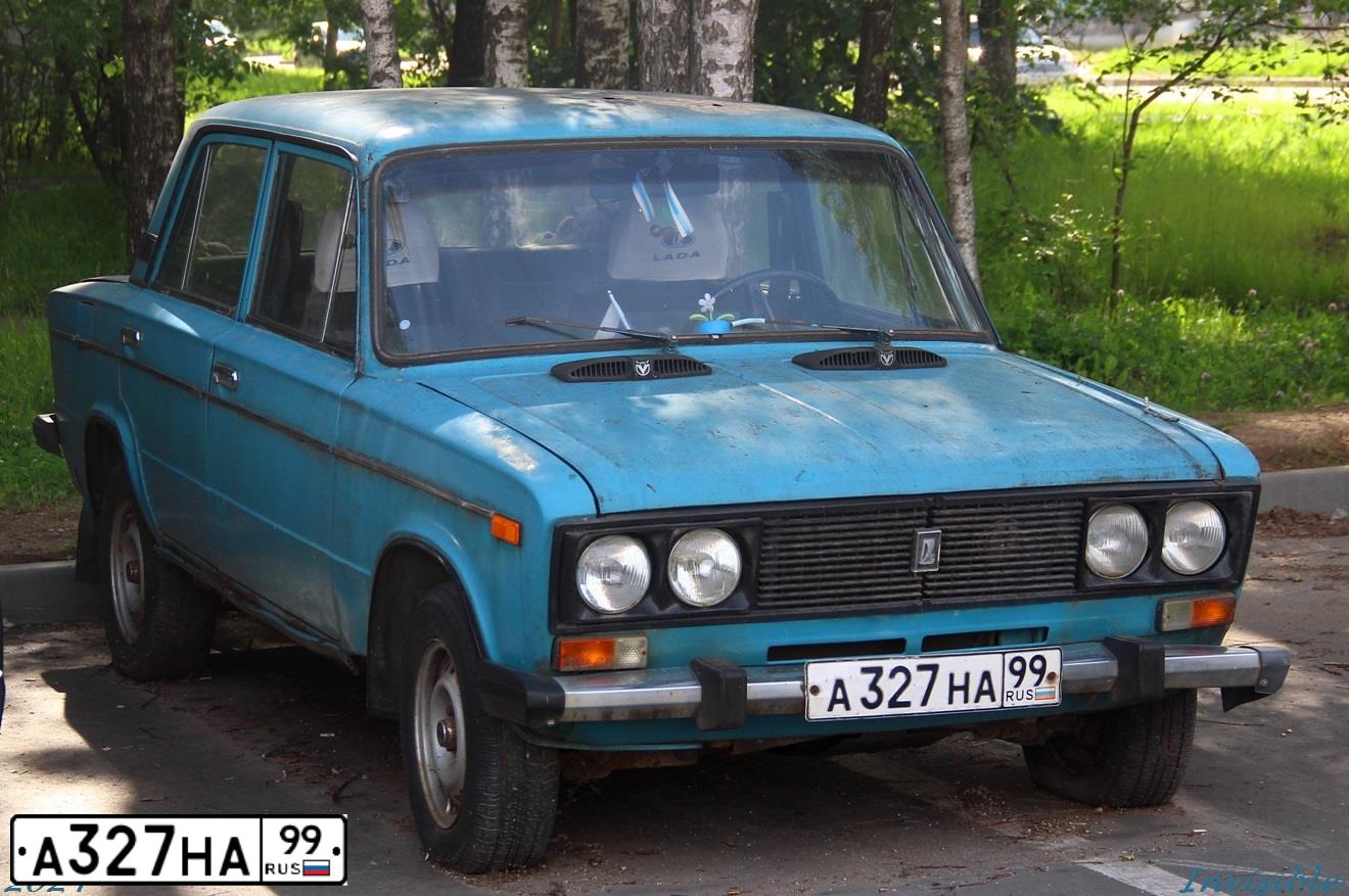 Фото автомобиля LADA 2106, 1992 — госномер А327НА99. Цвет: СИНИЙ