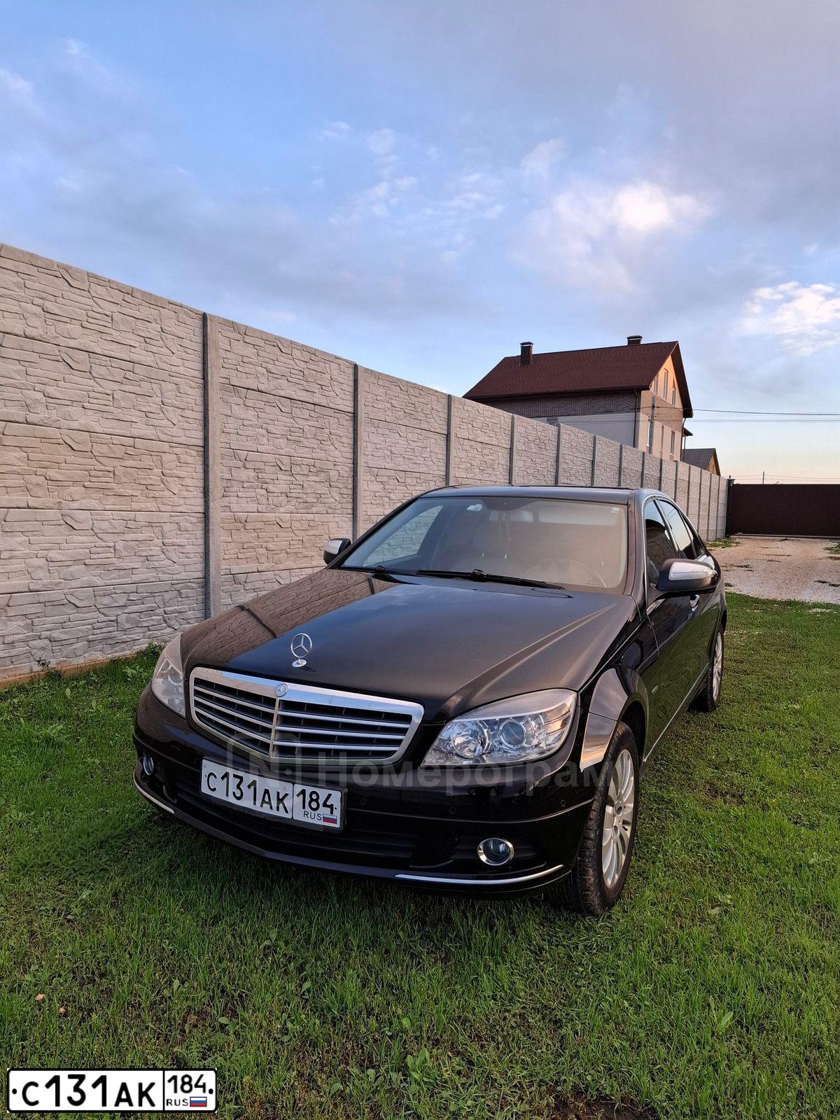 Фото автомобиля MERCEDES-BENZ C200, 2007 — госномер Н858РУ82. Цвет: ЧЕРНЫЙ