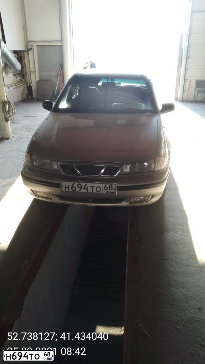 Фото автомобиля DAEWOO NEXIA, 2005 — госномер Н694ТО68. Цвет: БЕЛЫЙ(СЕРЕБРИСТЫЙ)