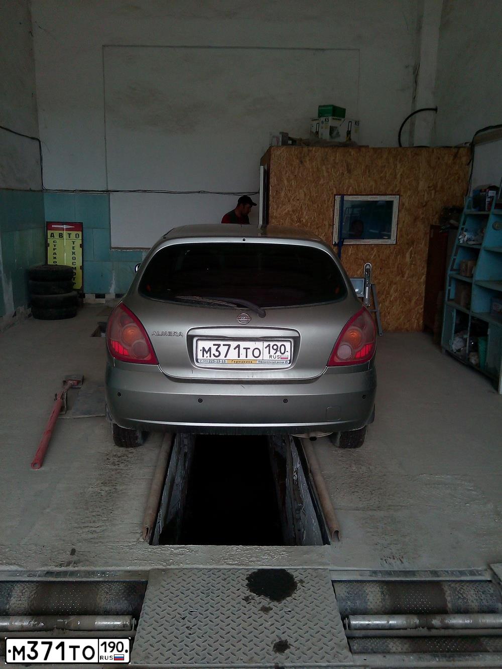 Фото автомобиля NISSAN ALMERA, 2005 — госномер М371ТО190. Цвет: ЗЕЛЕНЫЙ