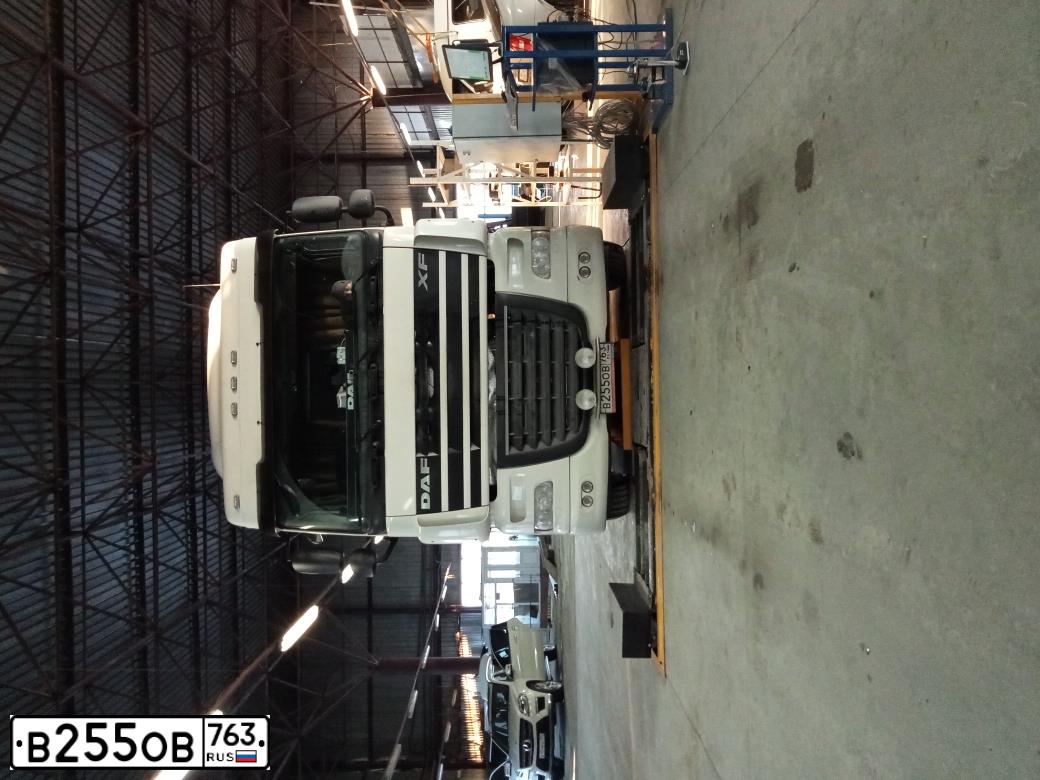 Фото автомобиля DAF XF105, 2020 — госномер К419УВ193. Цвет: Белый