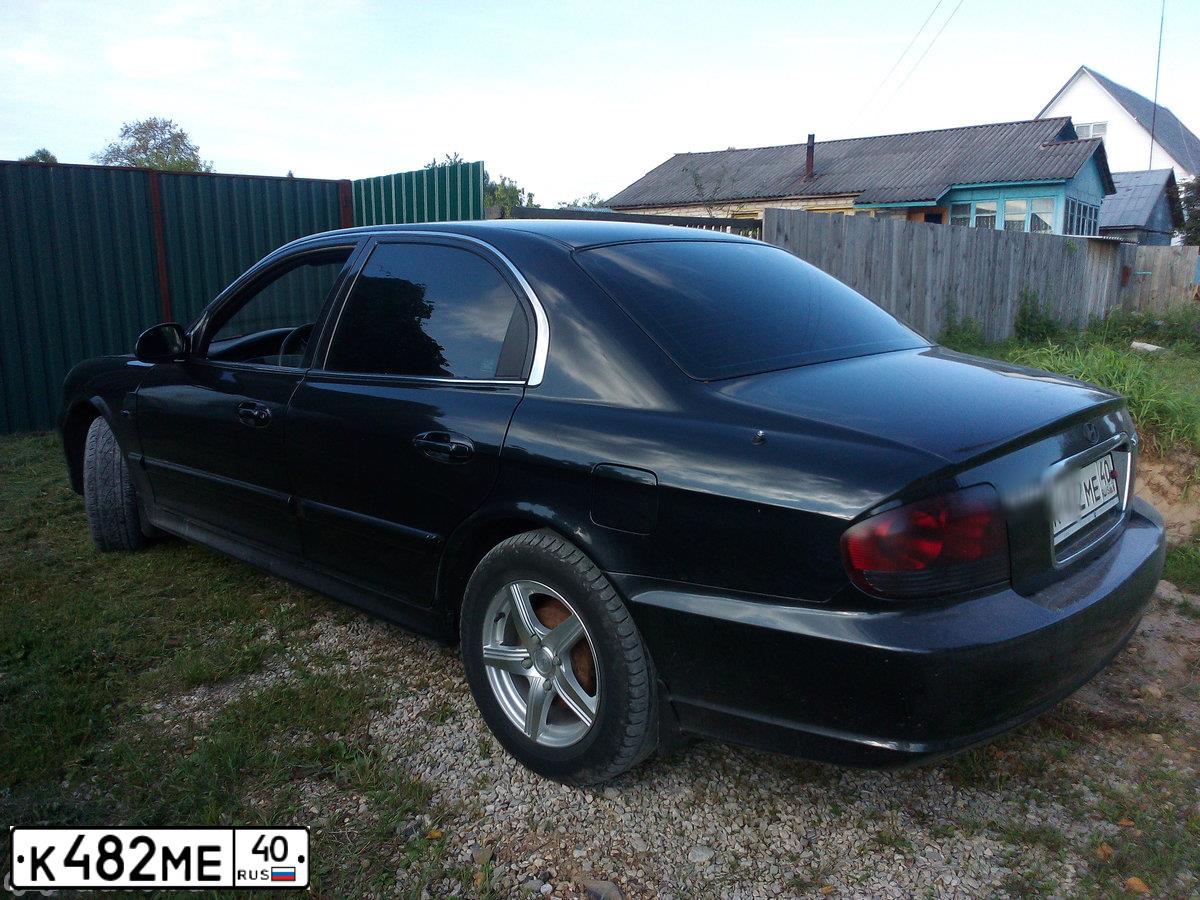 Фото автомобиля TAGAZ SONATA, 2004 — госномер К482МЕ40. Цвет: ЧЕРНЫЙ