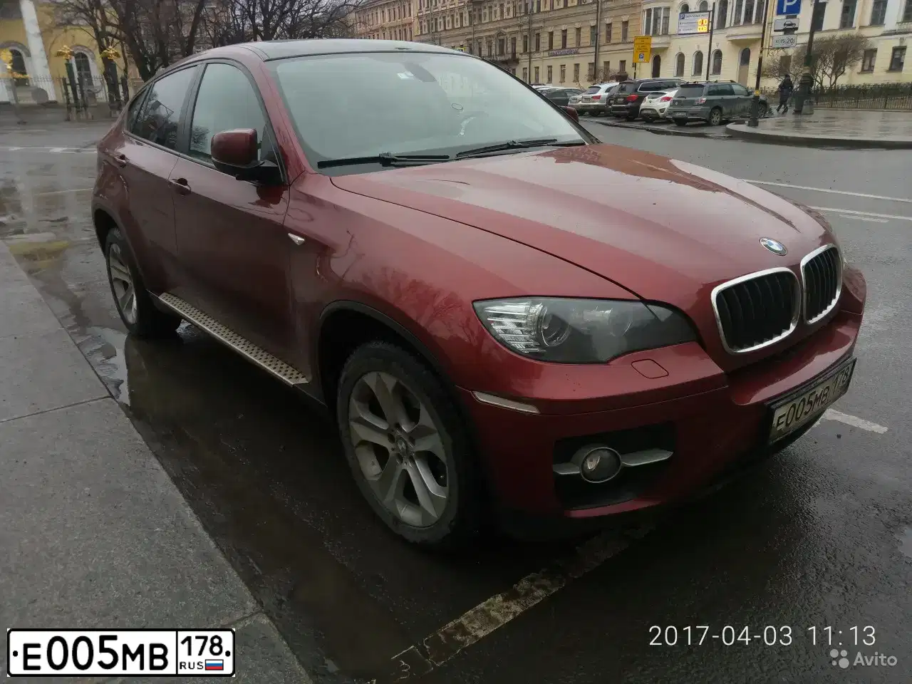 Фото автомобиля BMW X6, 2011 — госномер С343ОО198. Цвет: голубой
