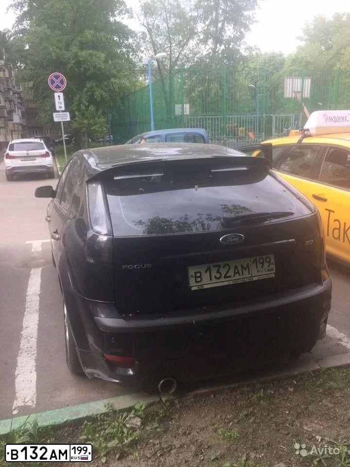 Фото автомобиля FORD FOCUS, 2005 — госномер О581ЕУ71. Цвет: ЧЕРНЫЙ