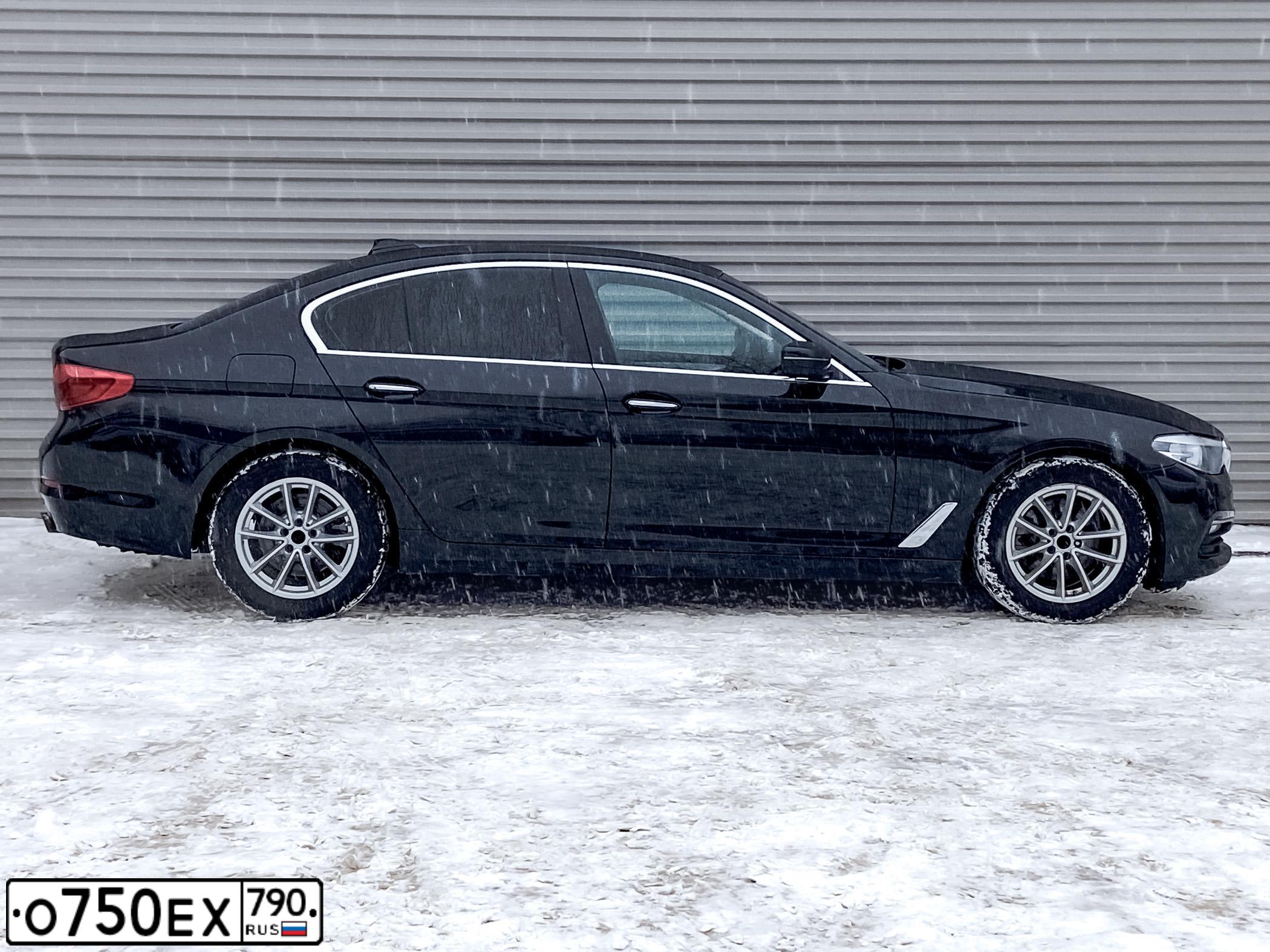 Фото автомобиля БМВ 520I, 2018 — госномер М101ТТ797. Цвет: ЧЕРНЫЙ