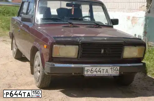 Фото автомобиля LADA 2107, 2008 — госномер Р644ТА150. Цвет: ВИШНЕВЫЙ ТЕМНЫЙ