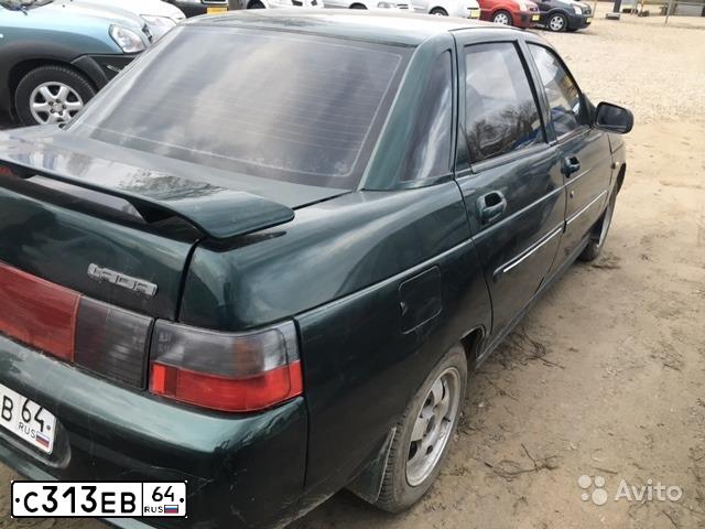 Фото автомобиля LADA 2110, 2002 — госномер С313ЕВ64. Цвет: темно-зеленый металлик