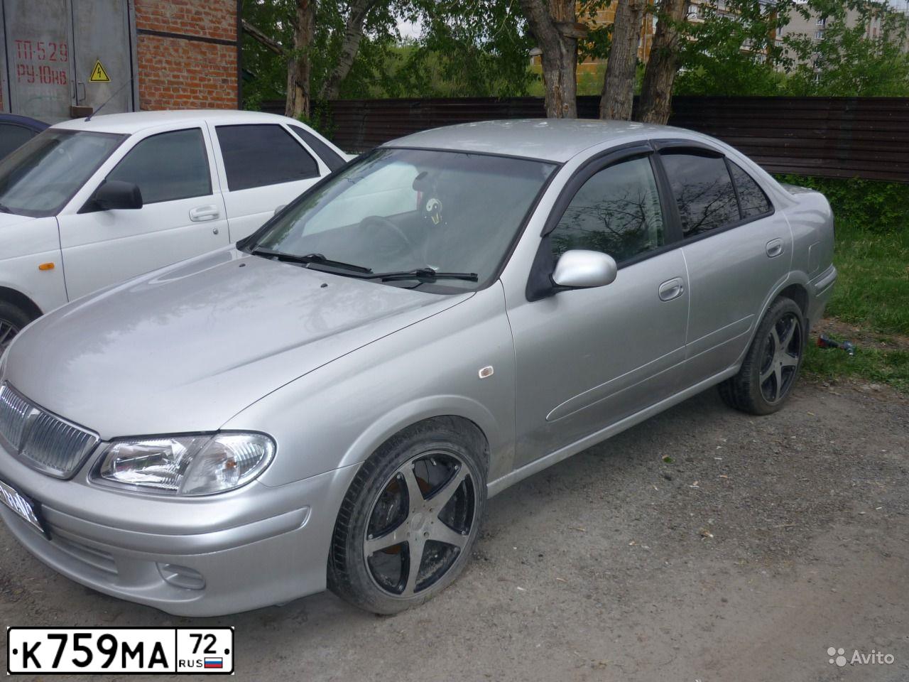 Фото автомобиля NISSAN SUNNY, 2001 — госномер К759МА72. Цвет: СЕРЫЙ