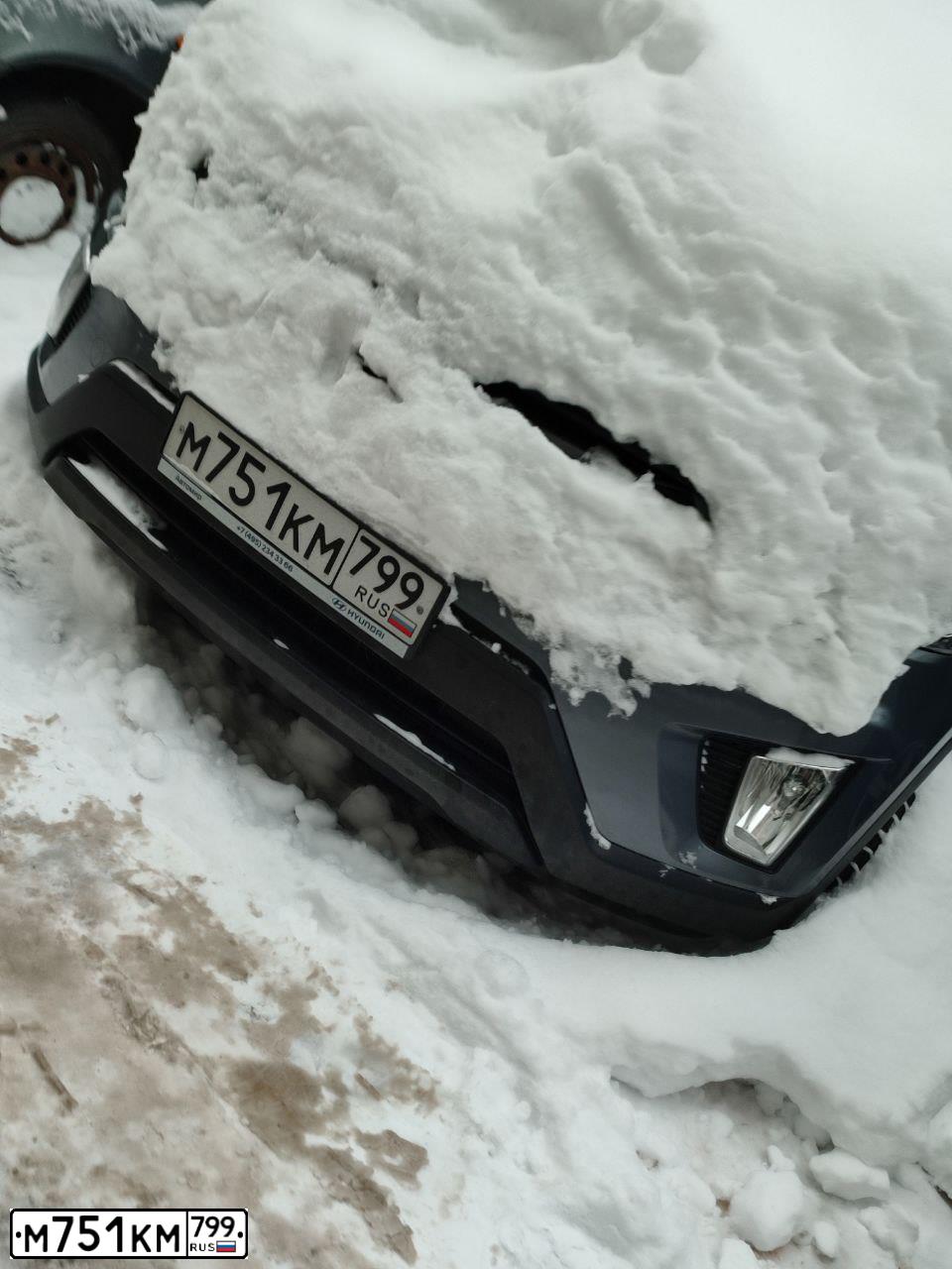 Фото автомобиля HYUNDAI CRETA, 2018 — госномер М751КМ799. Цвет: Серый