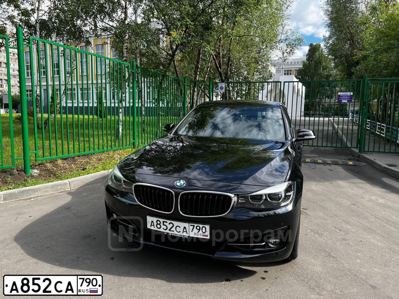 Фото автомобиля BMW 318D, 2017 — госномер Н285ХТ198. Цвет: ЧЕРНЫЙ