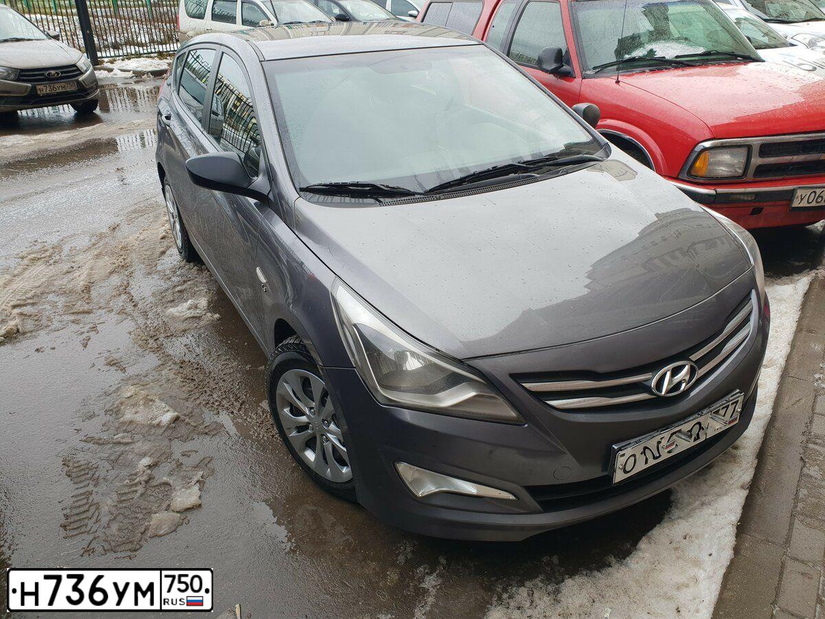 Фото автомобиля LADA 2192 KALINA, 2019 — госномер Н736УМ750. Цвет: золотисто коричневый