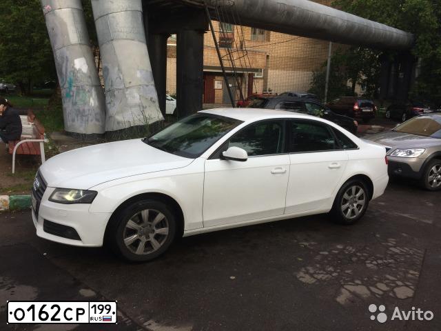 Фото автомобиля AUDI A4, 2009 — госномер Х790ЕХ142. Цвет: Белый
