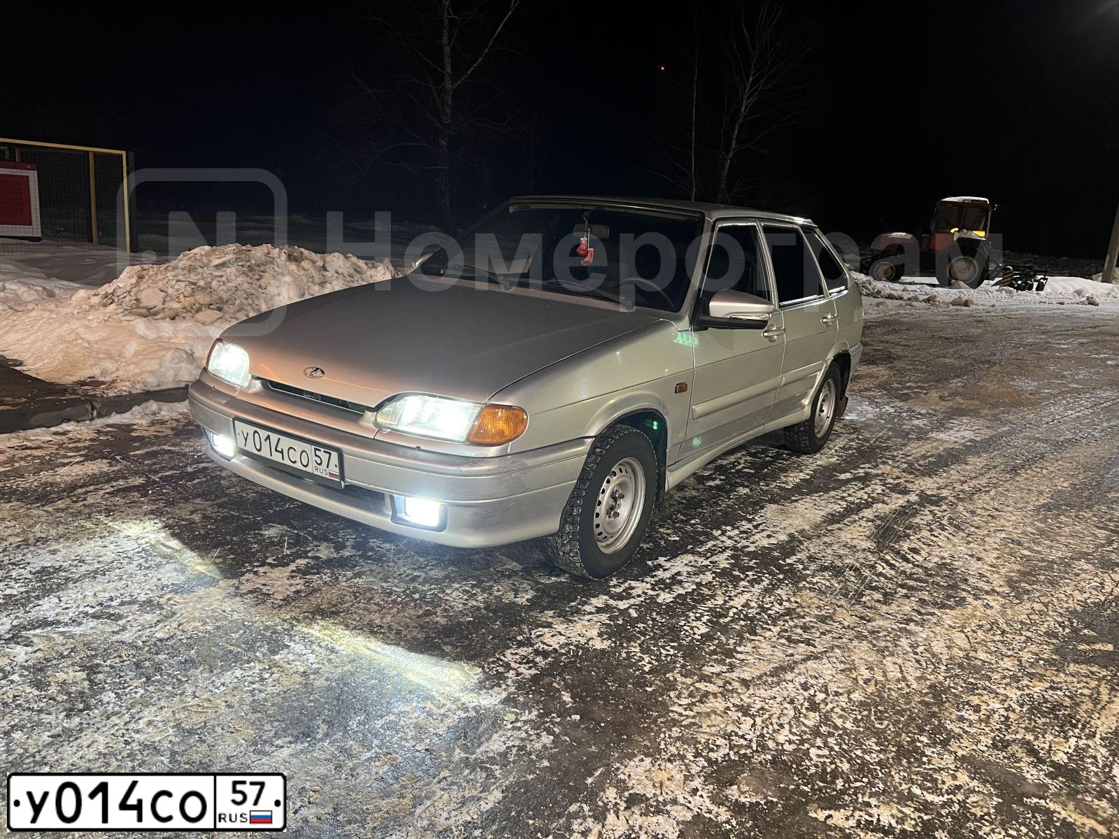 Фото автомобиля LADA 2114 SAMARA, 2012 — госномер У014СО57. Цвет: СВЕТЛО-СЕРЕБРИСТЫЙ МЕТАЛЛ