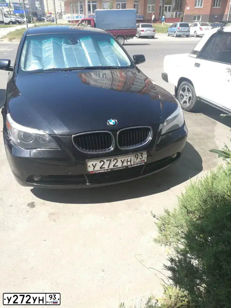 Фото автомобиля BMW 525I, 2004 — госномер М482РЕ193. Цвет: ЧЕРНЫЙ