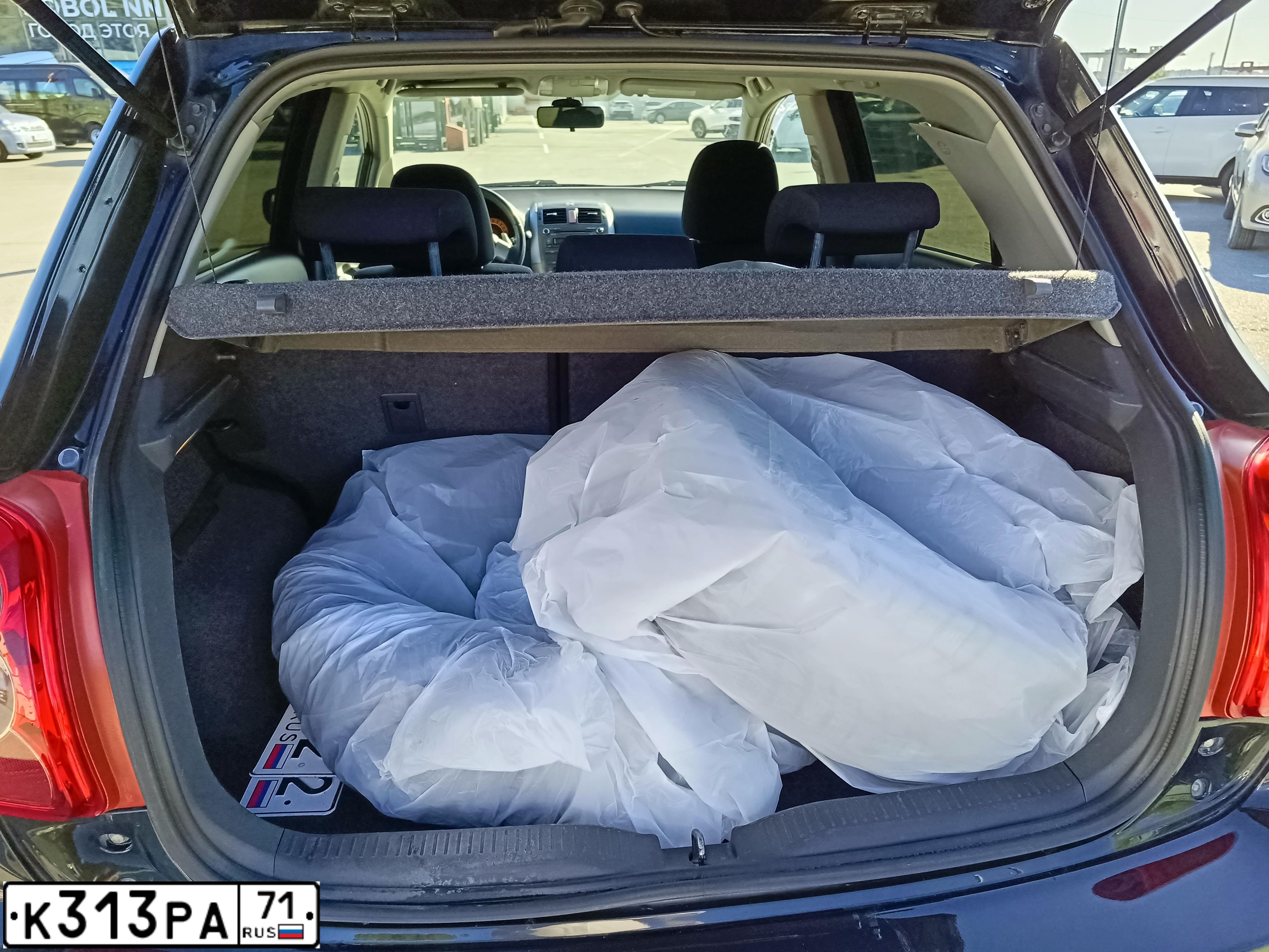Фото автомобиля TOYOTA AURIS, 2007 — госномер А599УМ172. Цвет: ЧЕРНЫЙ