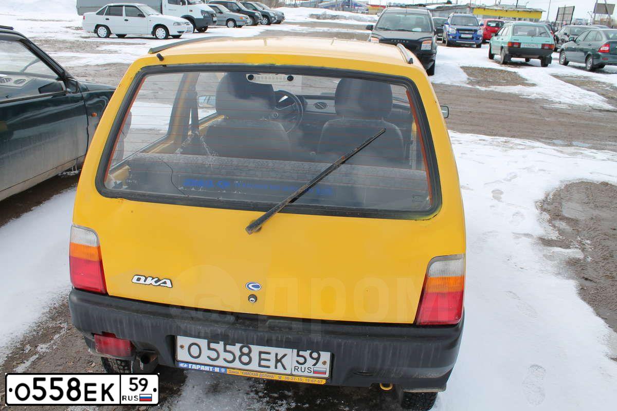 Фото автомобиля SEAZ OKA, 2005 — госномер О558ЕК59. Цвет: ЗОЛОТИСТО-ЖЕЛТЫЙ