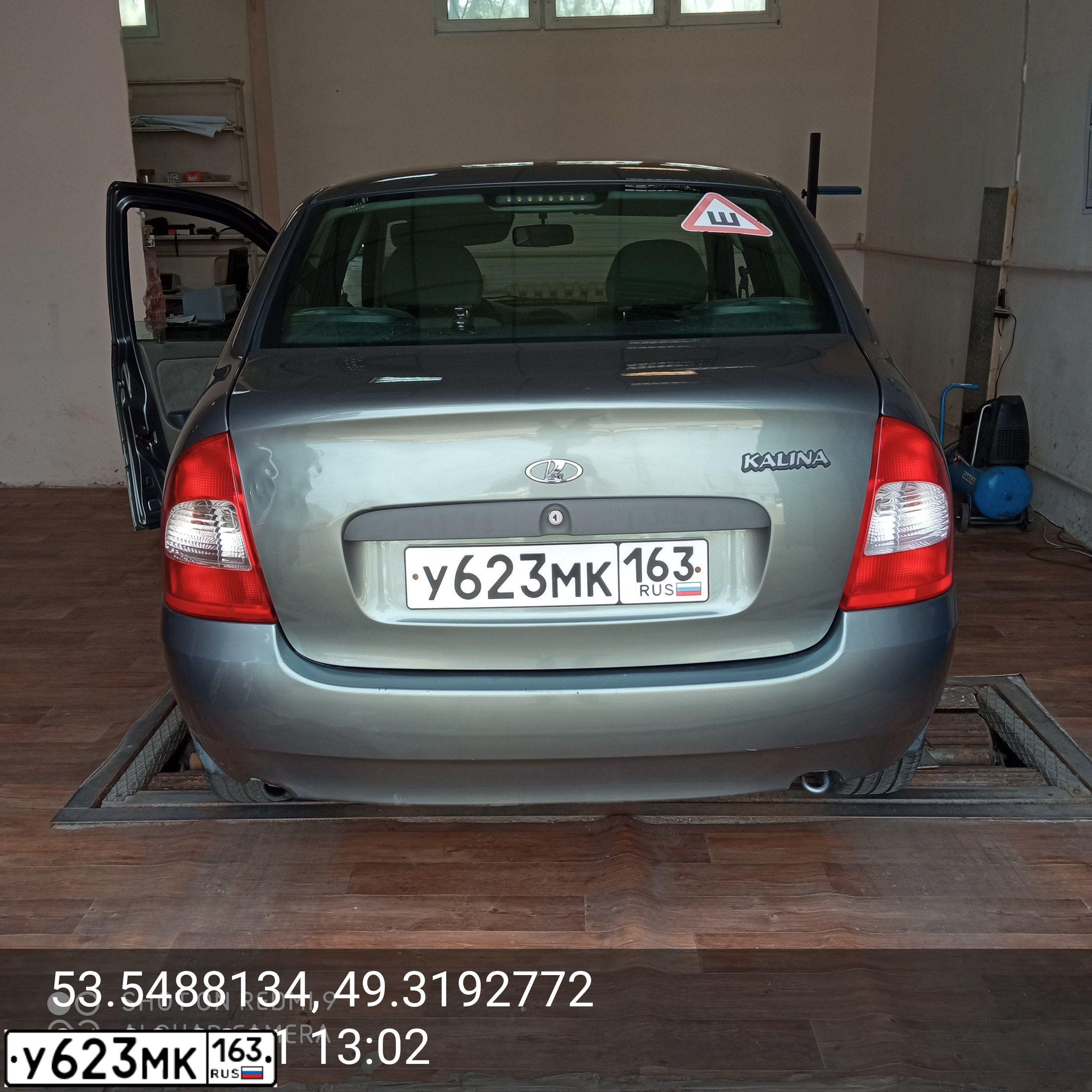 Фото автомобиля LADA 1118 KALINA, 2008 — госномер У623МК163. Цвет: ТЕМНО-СЕРЫЙ МЕТАЛЛИК