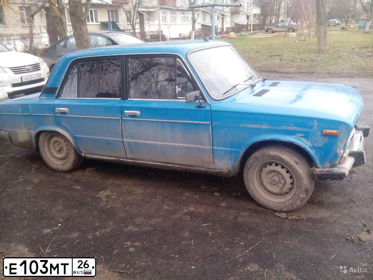 Фото автомобиля LADA 2106, 1987 — госномер О329ЕТ05. Цвет: голубой