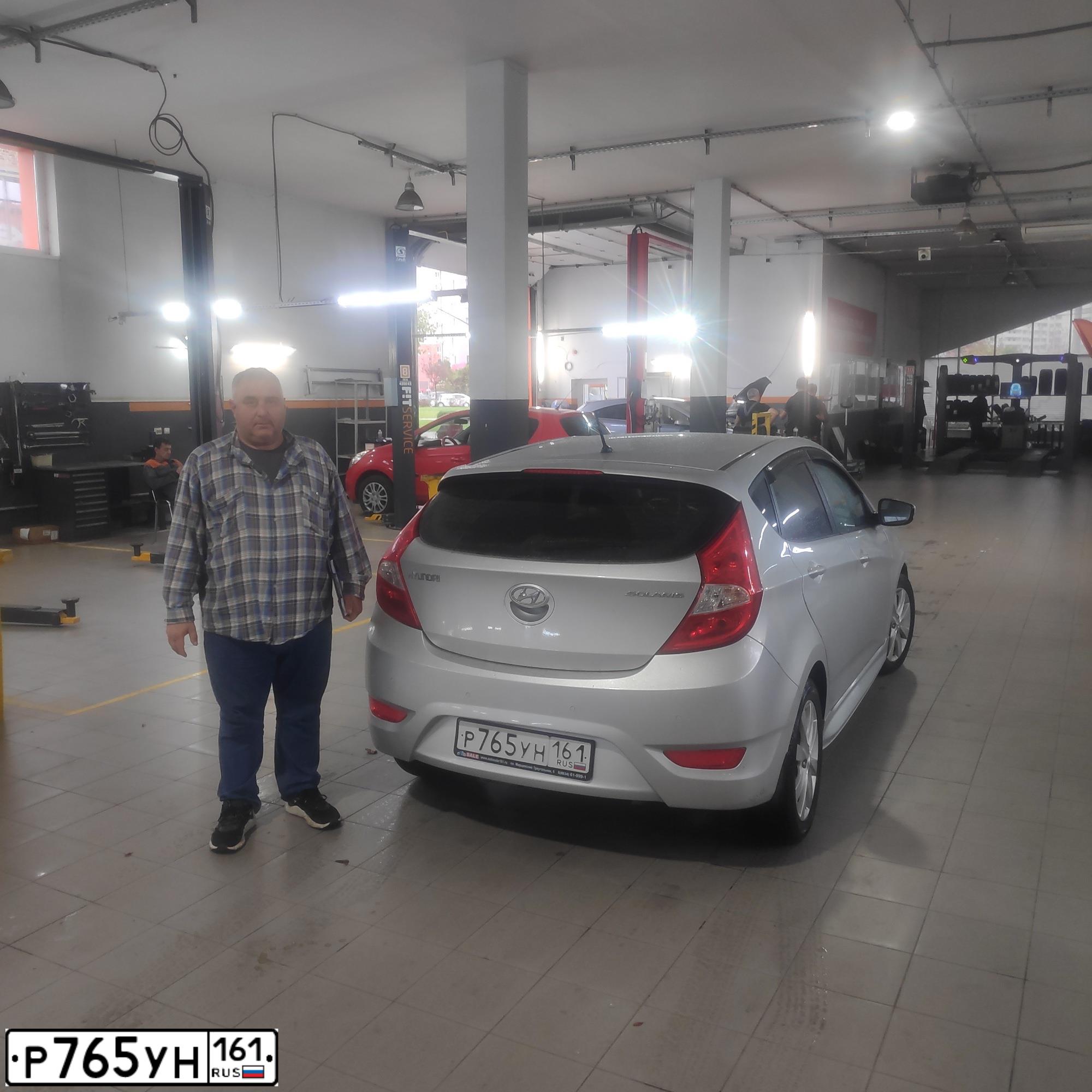 Фото автомобиля HYUNDAI SOLARIS, 2011 — госномер К382ЕМ323