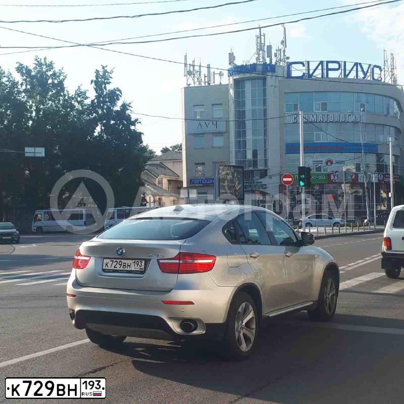 Фото автомобиля BMW X6, 2008 — госномер В105РМ761
