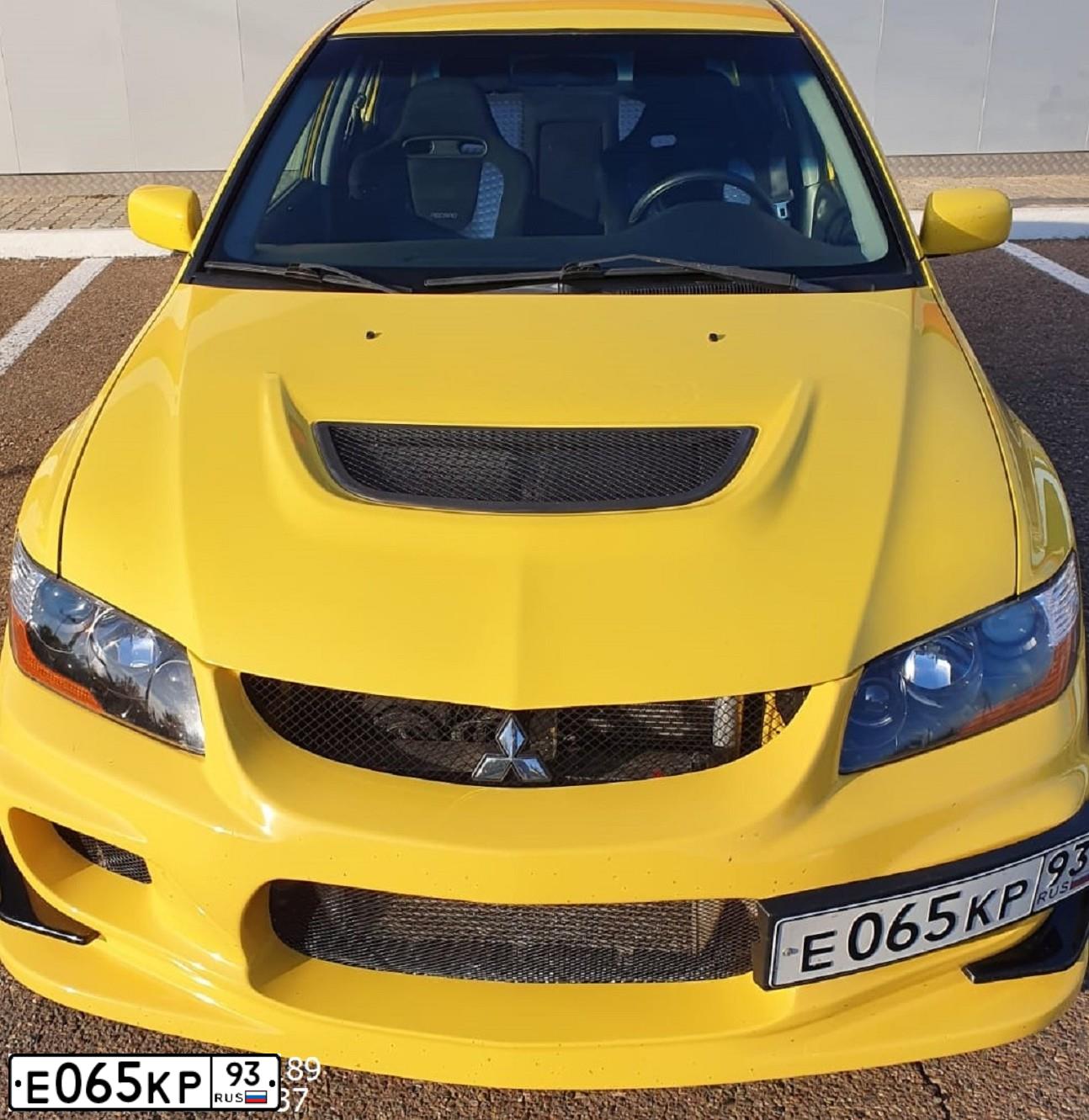 Фото автомобиля MITSUBISHI LANCER, 2005 — госномер С278СУ89. Цвет: ЖЕЛТЫЙ