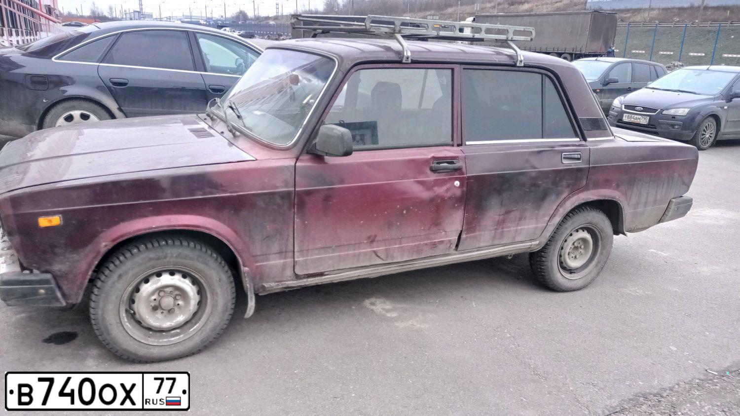 Фото автомобиля БМВ 730 I, 1991 — госномер В740ОХ77. Цвет: ЧЕРНЫЙ