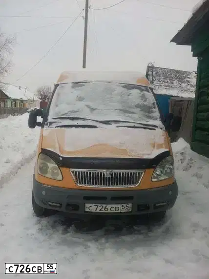 Фото автомобиля GAZ 3221 EL, 2004 — госномер С726СВ55. Цвет: ЖЕЛТЫЙ