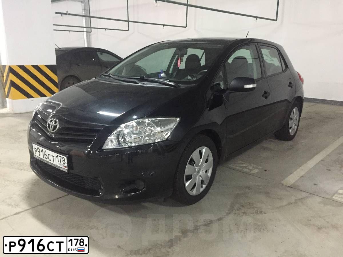Фото автомобиля TOYOTA AURIS, 2011 — госномер Р916СТ178. Цвет: ЧЕРНЫЙ