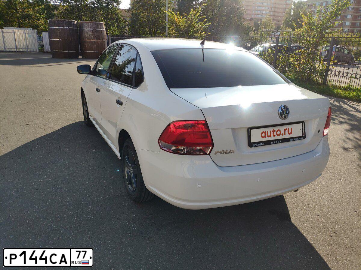 Фото автомобиля VOLKSWAGEN POLO, 2013 — госномер К566ТН62. Цвет: Белый