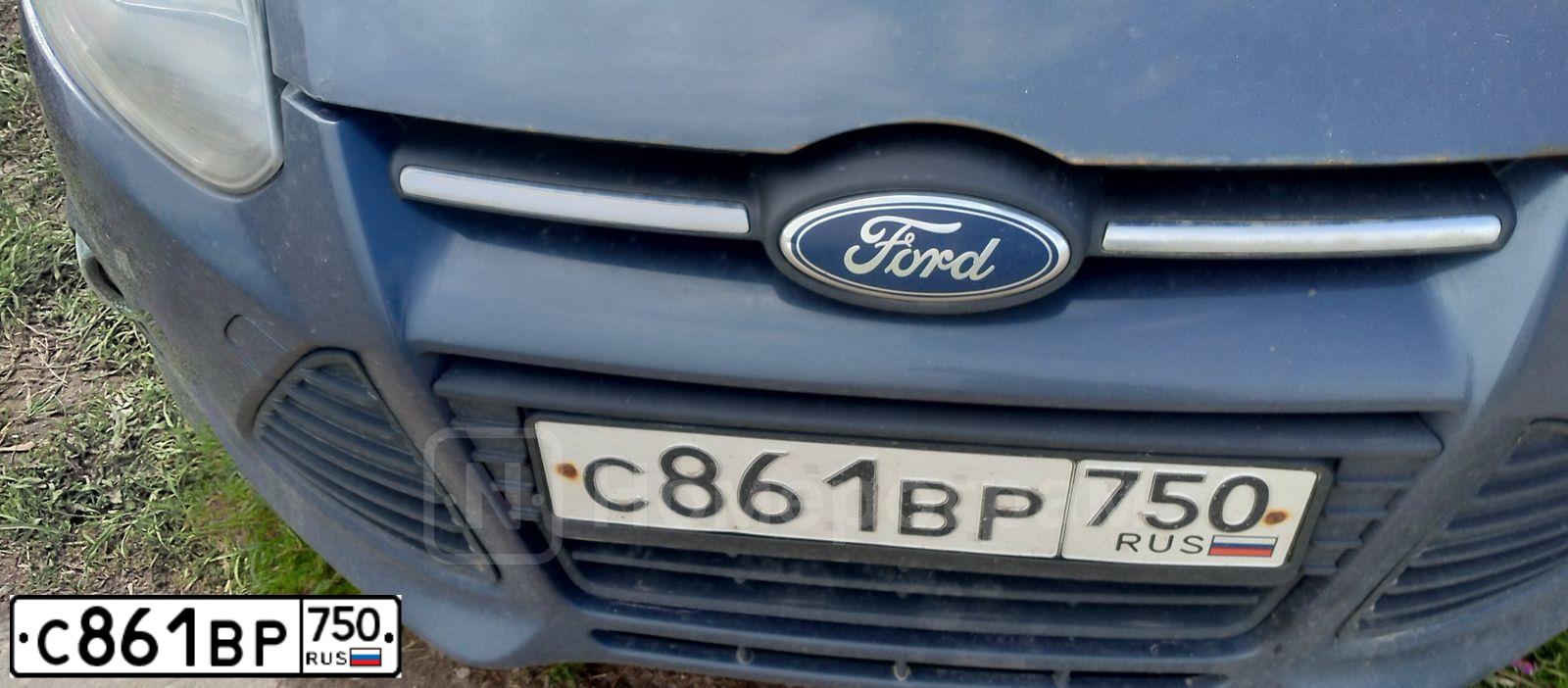 Фото автомобиля FORD FOCUS, 2011 — госномер С861ВР750. Цвет: ТЕМНО-СЕРЫЙ
