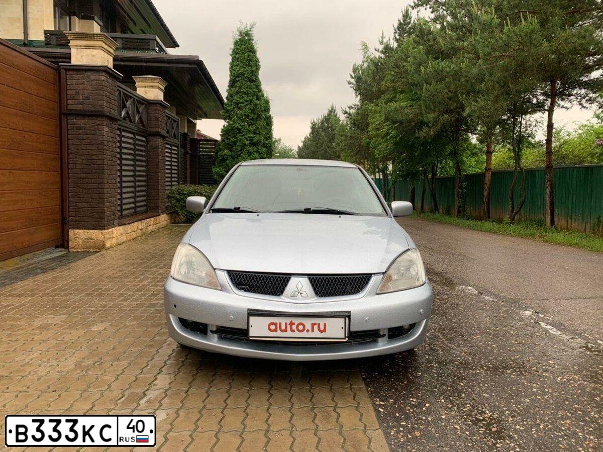 Фото автомобиля MITSUBISHI LANCER, 2006 — госномер В333КС40. Цвет: Серебристый