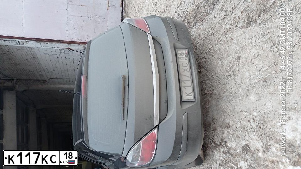 Фото автомобиля OPEL ASTRA, 2010 — госномер К117ХС18. Цвет: ЧЕРНЫЙ