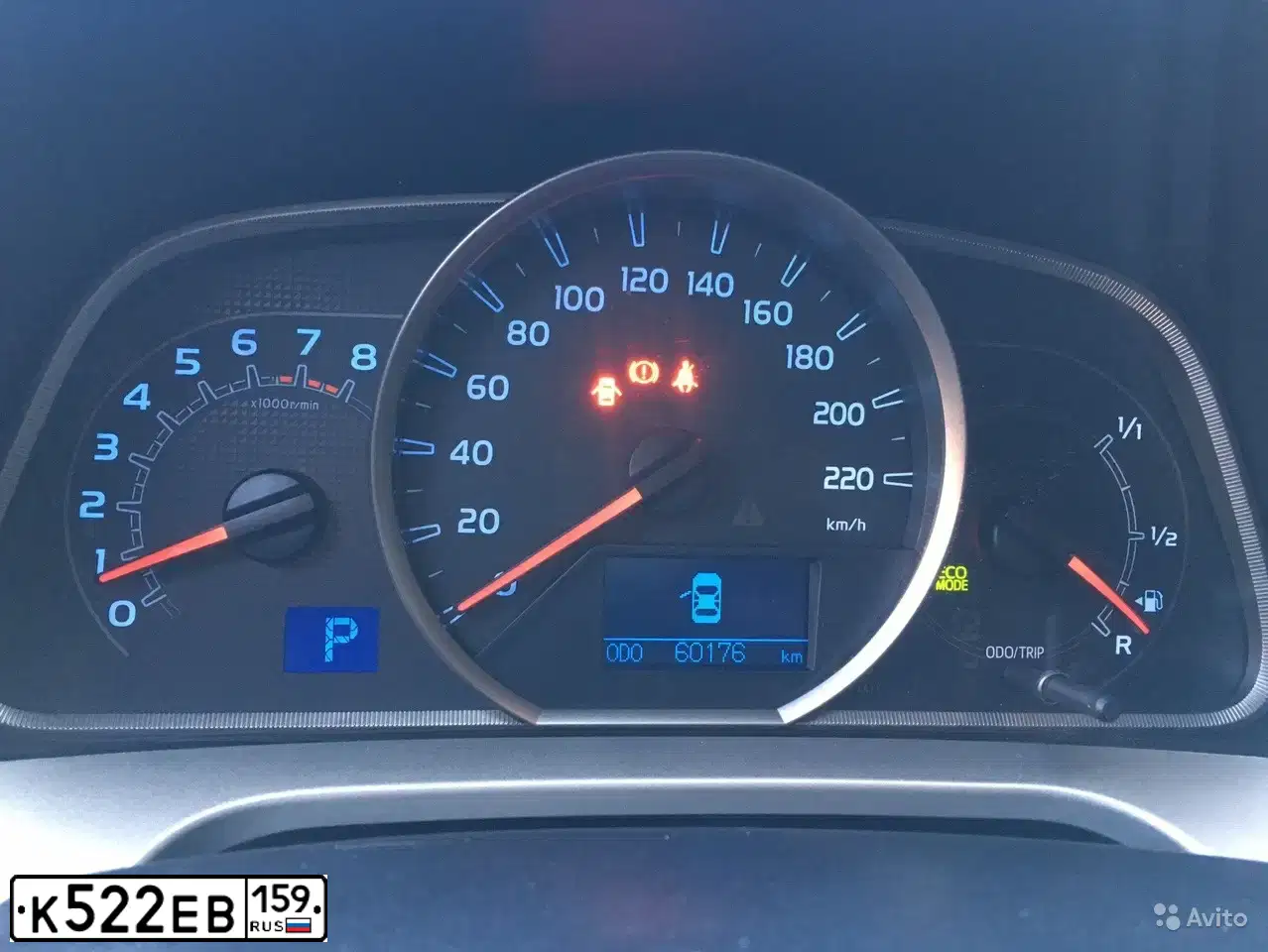Фото автомобиля TOYOTA RAV4, 2014 — госномер К522ЕВ159. Цвет: ЧЕРНЫЙ