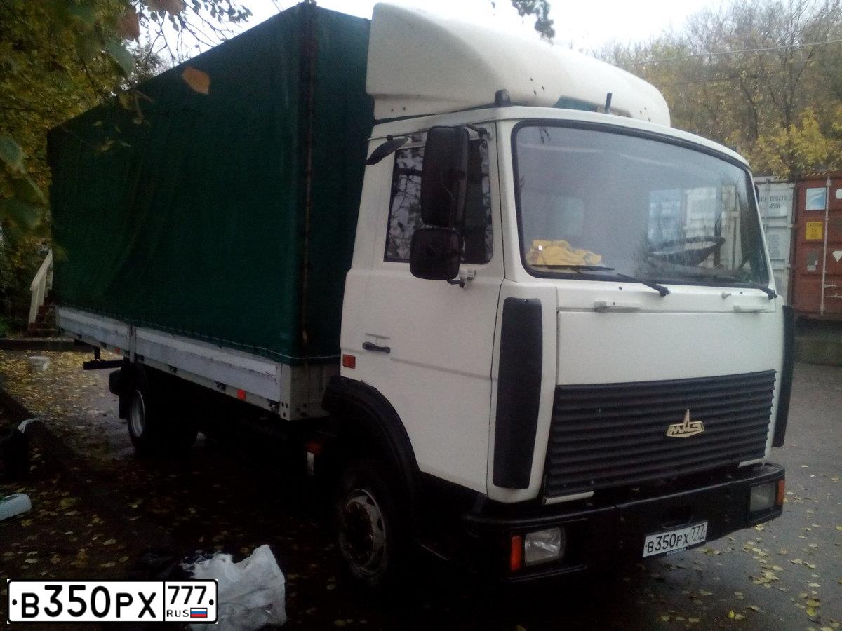 Фото автомобиля МАЗ 437043-322, 2011 — госномер Т723ВТ550. Цвет: Белый