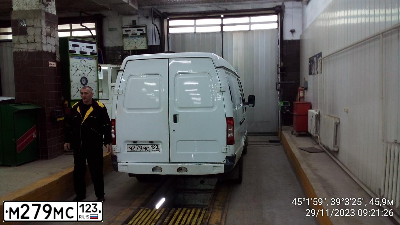 Фото автомобиля GAZ 2705 EL, 2013 — госномер М279МС123. Цвет: Белый