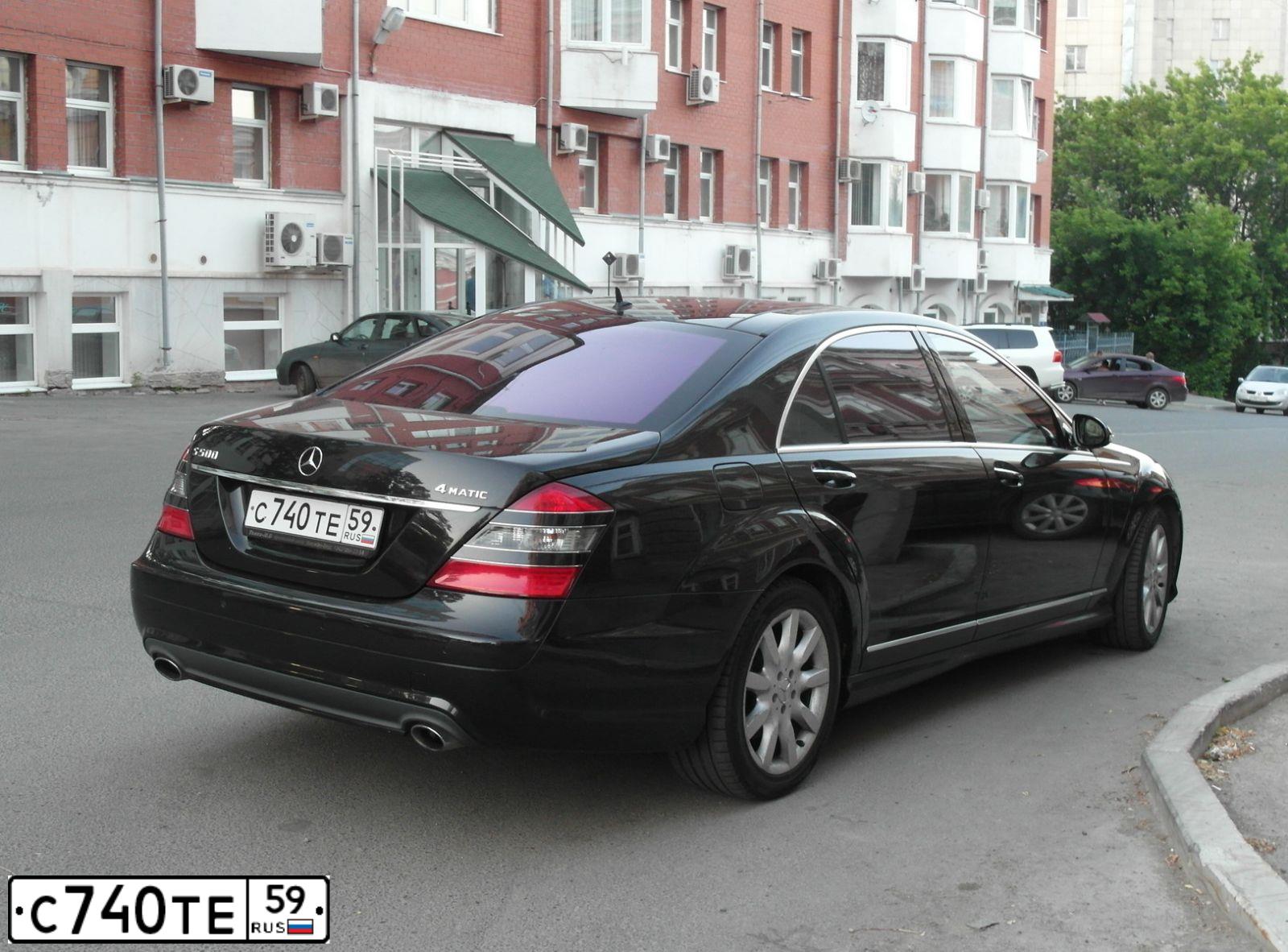 Фото автомобиля MERCEDES-BENZ S-CLASS, 2007 — госномер У131УМ124