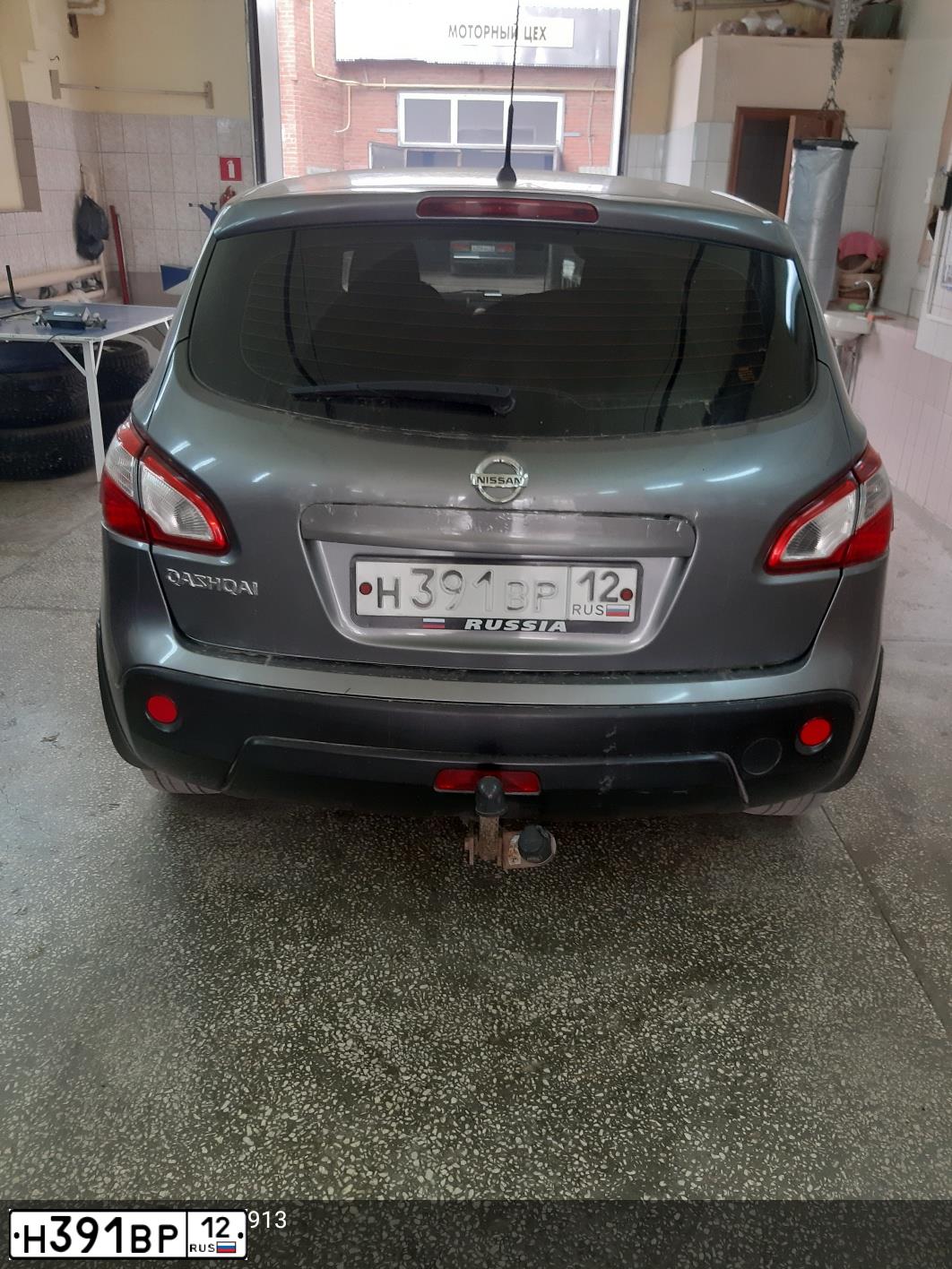 Фото автомобиля NISSAN Qashqai, 2013 — госномер Н391ВР12