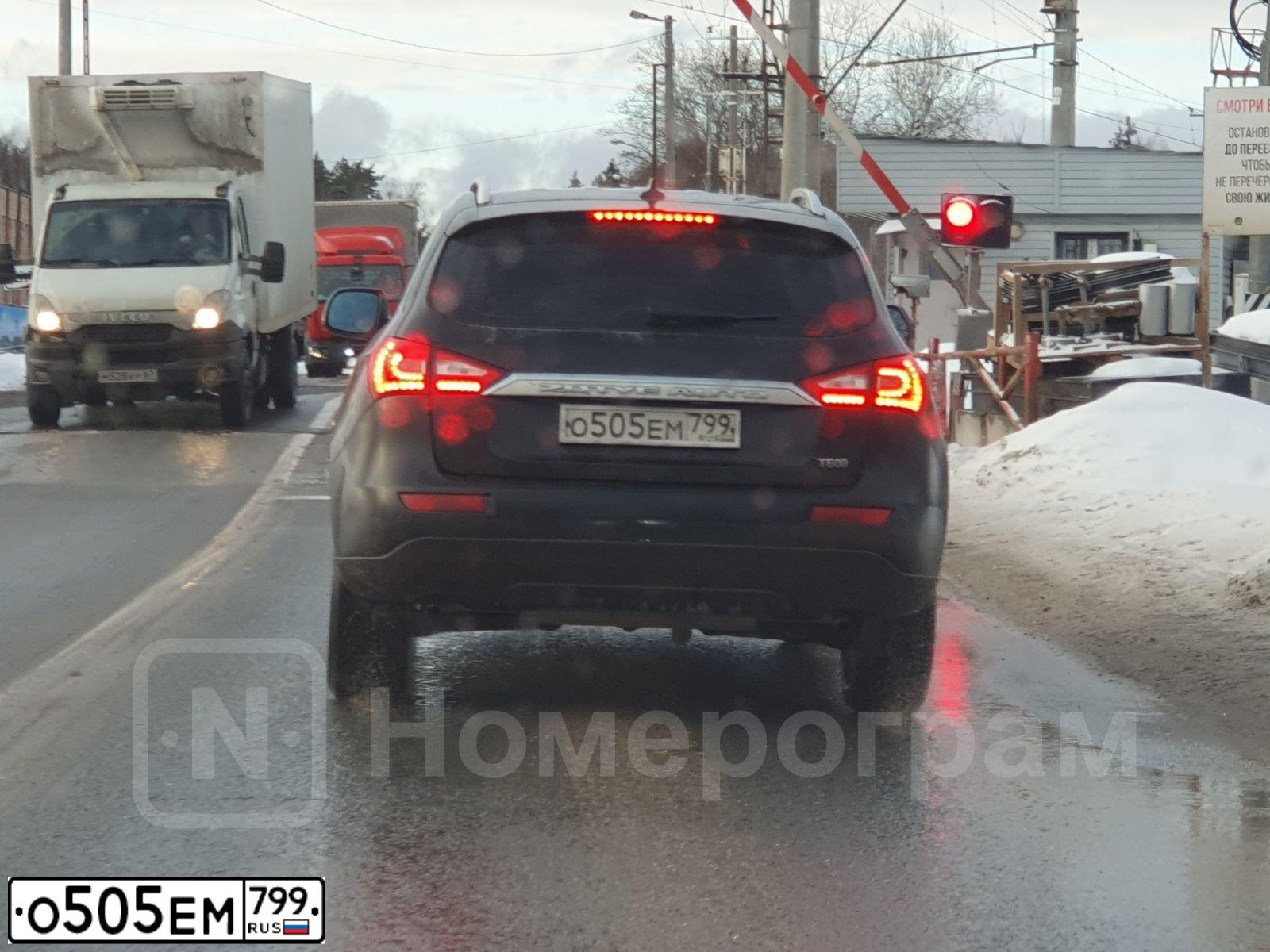 Фото автомобиля ZOTYE T600, 2017 — госномер О505ЕМ799. Цвет: ЧЕРНЫЙ